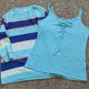 NY&Co Sweater+Tank top.
